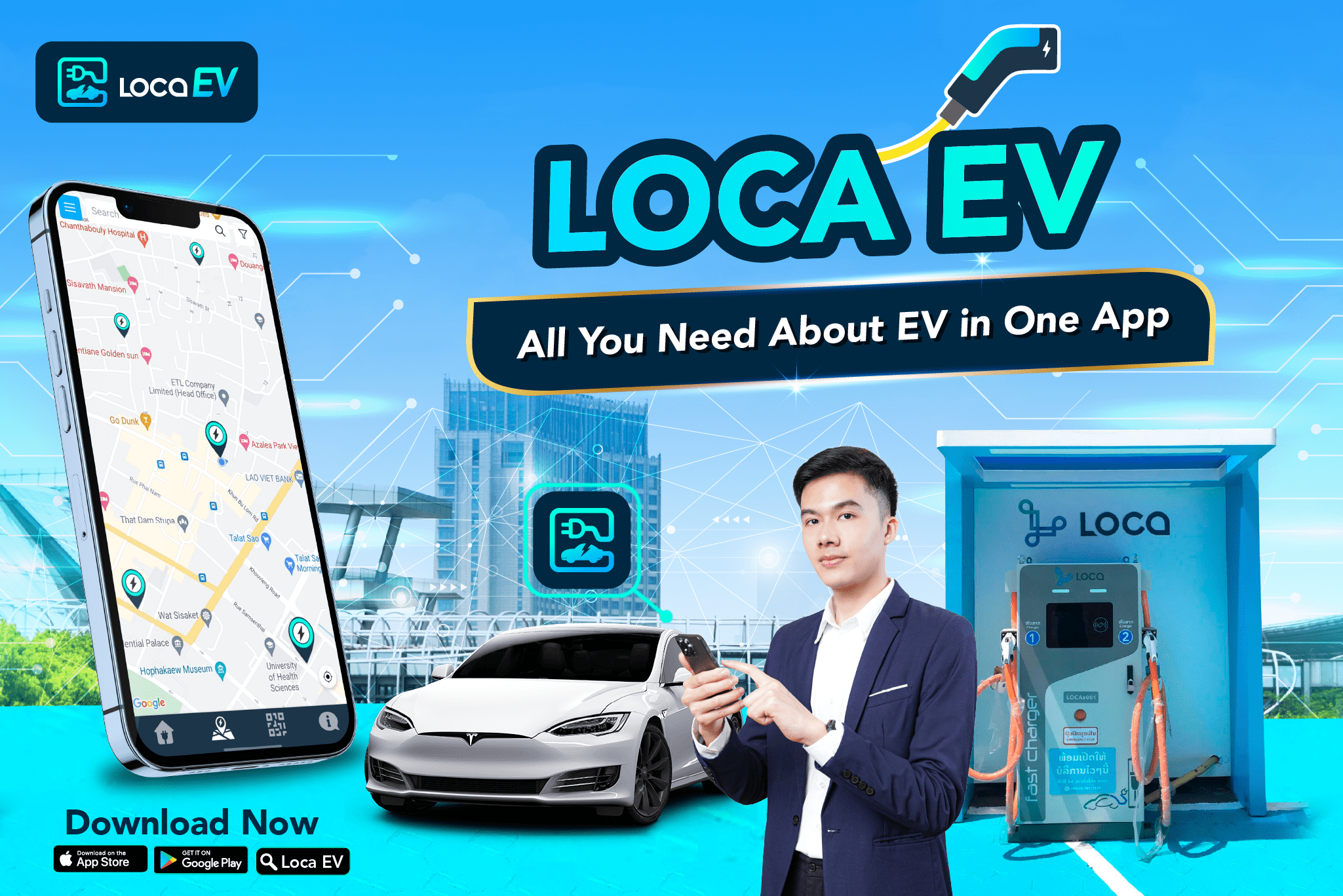 LOCA EV - All You Need About EV in One App - LOCA Laos